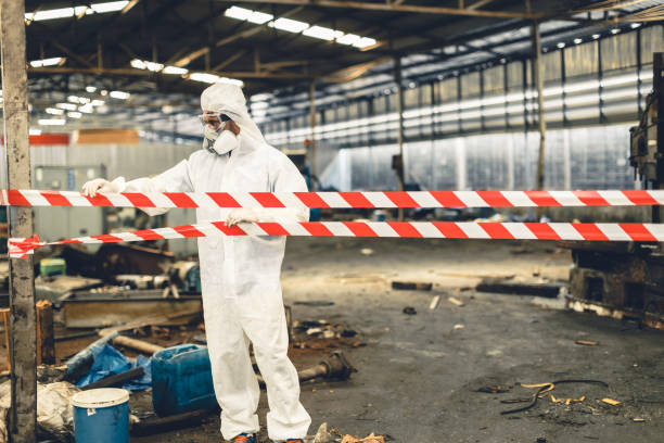 Professional Unattended Death Cleanup technician working in Randolph, MA
